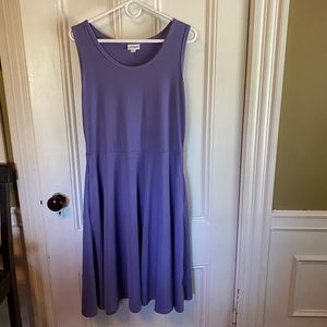 Lula Roe Nicki Dress, Large, Light Purple